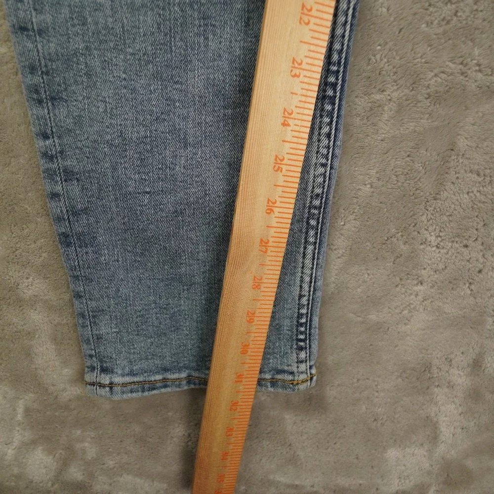 Banana Republic Travel Slim Jeans Mens 34x32 Medium Wash Blue Tapered Denim New
